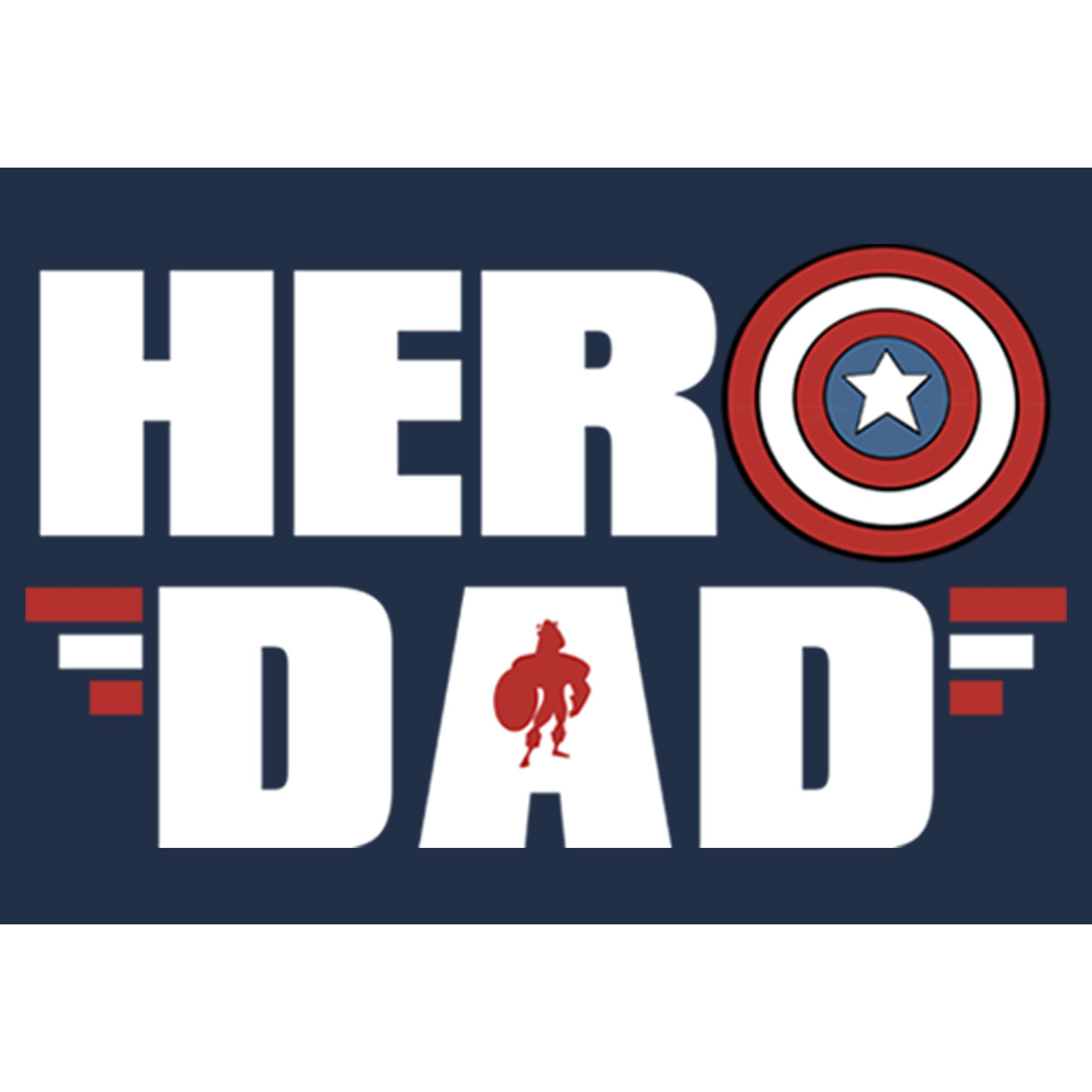 Marvel Captain America Shield Graphic Long Sleeve T-Shirt for Men - Superhero Dad Gift, Casual Wear & Cosplay Costume