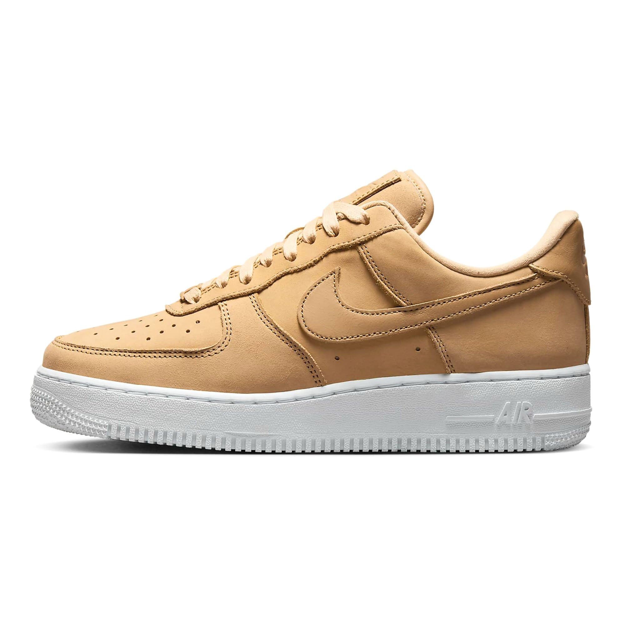 Nike Women's Air Force 1 Premium MF Vachetta Tan/White Sneakers Size 9 - Comfortable Casual Shoes for Women, Perfect for Everyday Wear, Gym, and Street Style Fashion