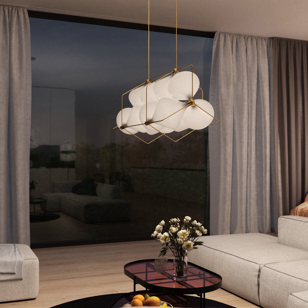 Stylish Clover Pendant Lamp - Modern 4-Leaf Clover Design Ceiling Light Fixture for Kitchen Island, Dining Room & Bedroom Decor