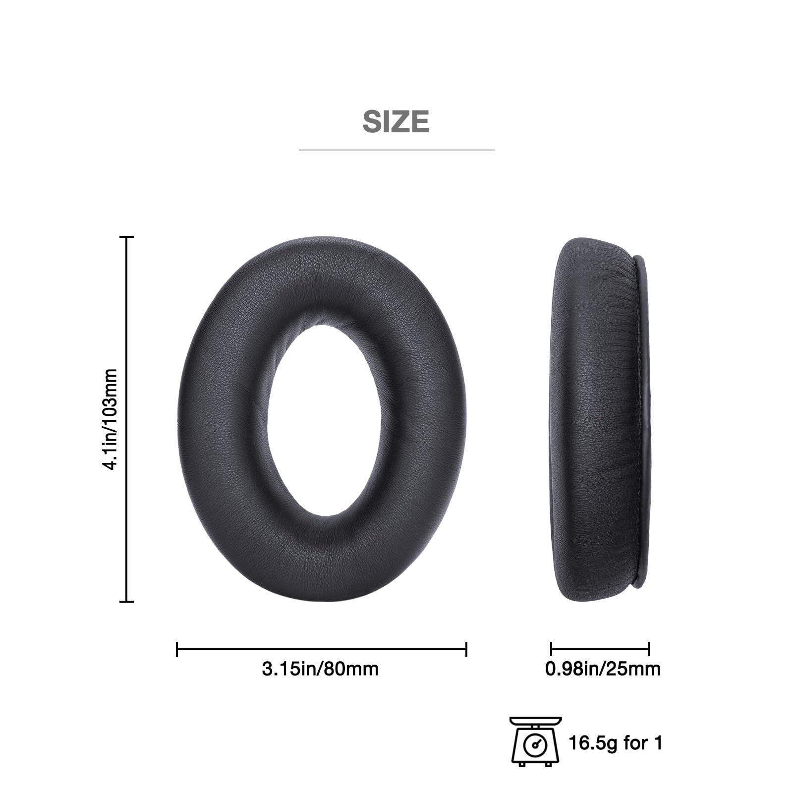 Bose A20 & A10 Aviation Headset Sheepskin Leather Refresher Kit - Replacement Ear Pads, Mic Muff Windscreen & Headband Pad - Comfort Upgrade for Pilots & Aviation Professionals (Great for Long Flights & Noisy Cockpits)