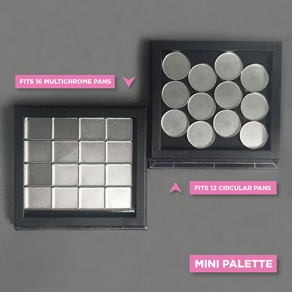 BLEMISHED Mini Stained Glass Magnetic Empty Palette - Perfect for Makeup Artists & Travel Cosmetics Organization