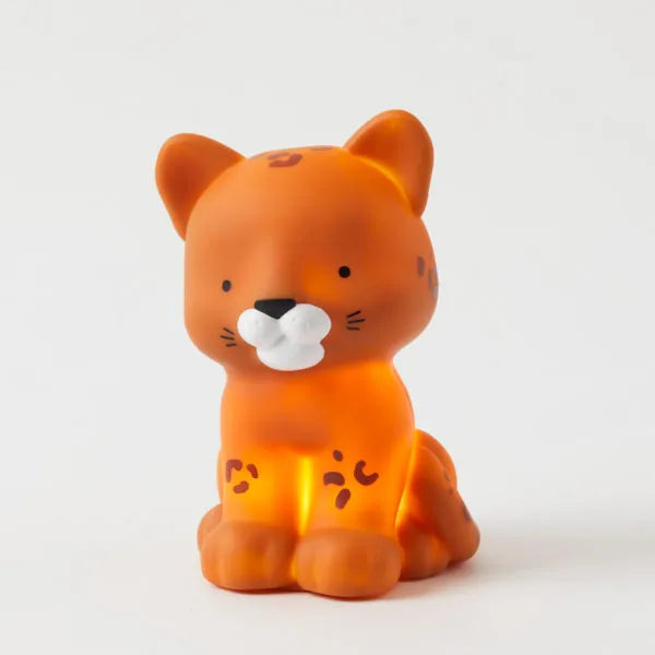 Leopard Night Light for Kids - Cute Animal-Themed Bedroom Decor by A Little Lovely Company | Perfect Nursery Nightlight, Baby Room Accessory & Sleep Aid for Children