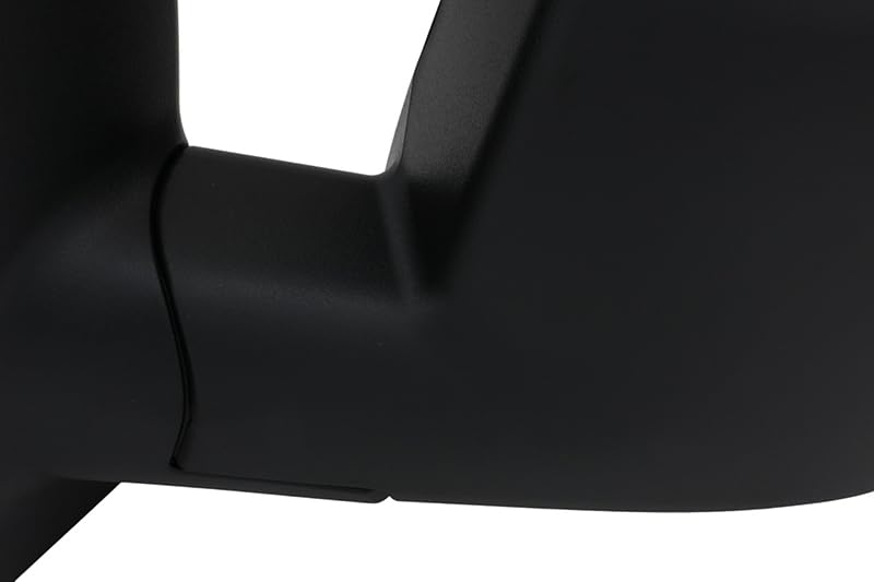 Chevrolet Chevy Express & GMC Savana 2008-2018 Power Heated Textured Black Left Side Door Mirror (Driver Side) - Replacement for Enhanced Visibility and Safety in All Weather Conditions