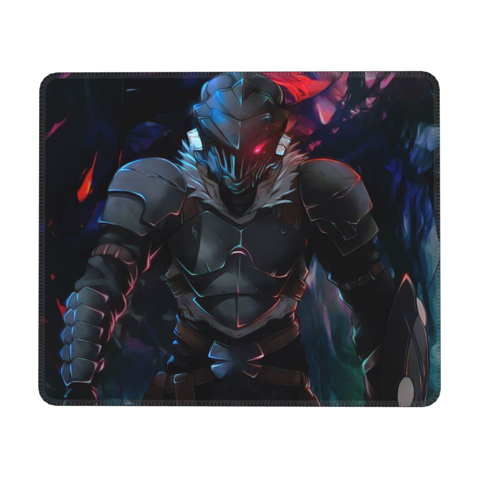Goblin Slayer Mouse Pad with Stitched Edges & Non-Slip Rubber Base - Washable Gaming Mousepad for PC, Laptop, Office & Home Use - Perfect for Gamers, Students & Professionals