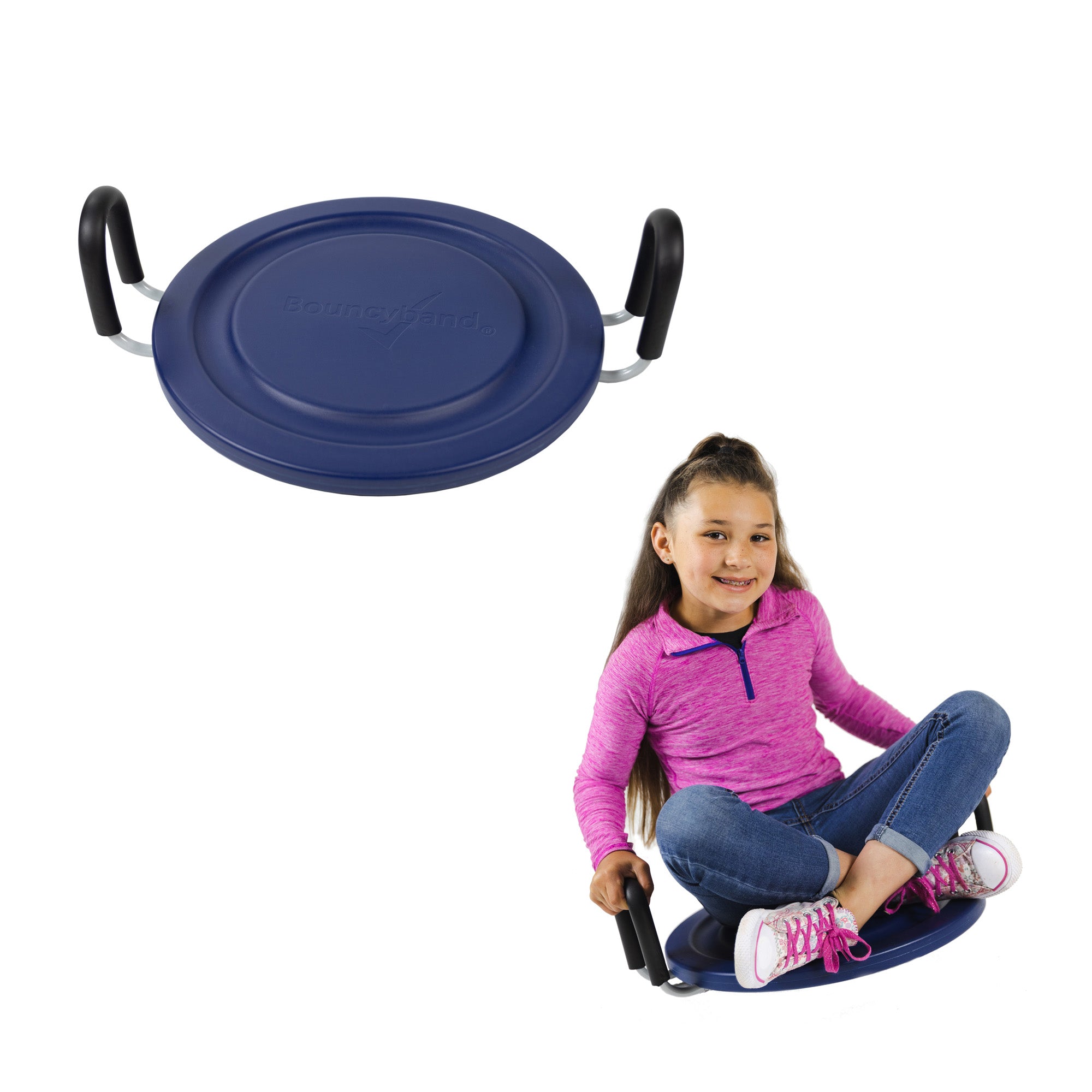Bouncyband Wiggle Wobble Rock & Twist Balance Board for Kids - Sensory & Active Play Equipment for Classroom, Home & Office Use