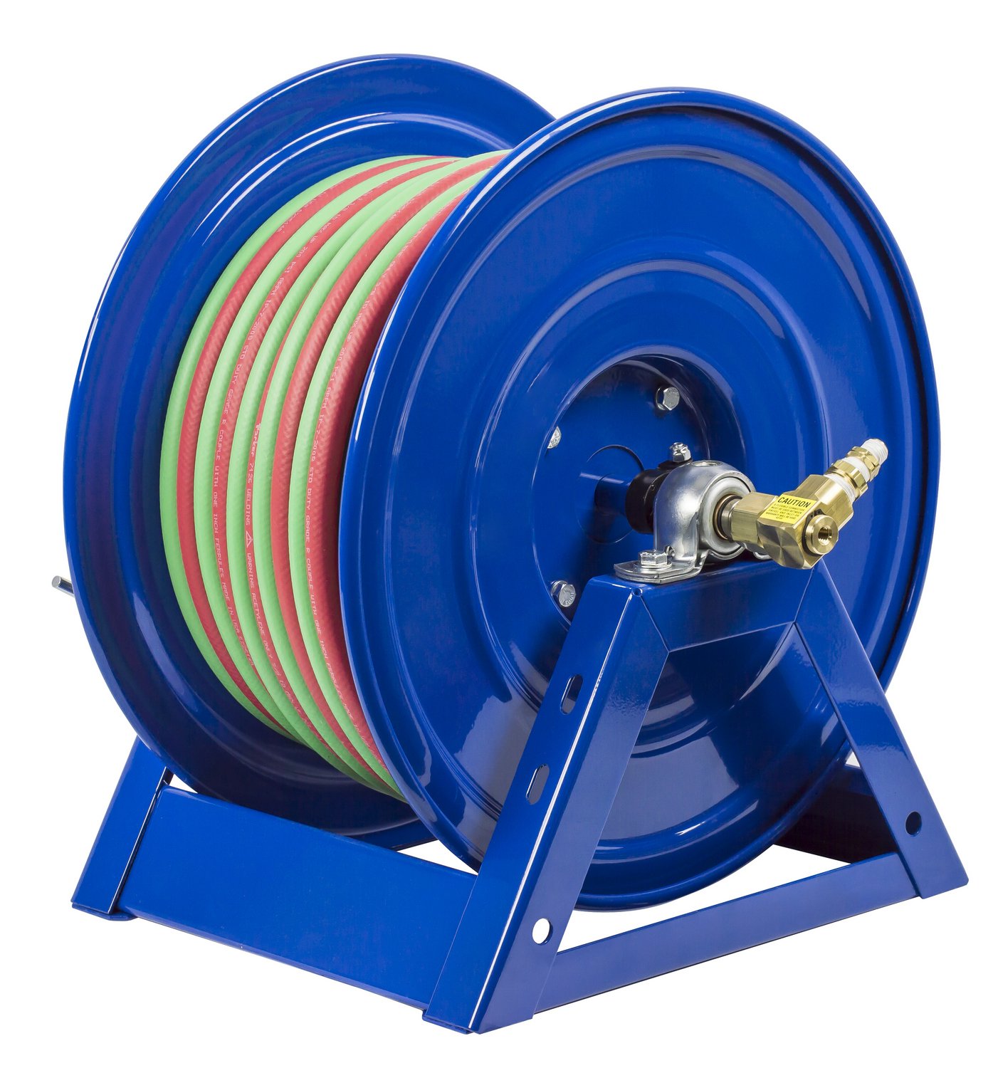 Dual Hose Hand Crank Welding Reel for Oxy-Acetylene | Coxreels 1275WL-3-150-C | 3/8