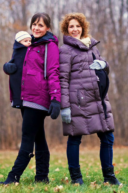MakeMyBellyFit Maternity Jacket Extender - Pregnancy Belly Expansion Panel for Coats & Jackets (Universal Zipper Compatibility) - Perfect for Cold Weather & Outdoor Activities
