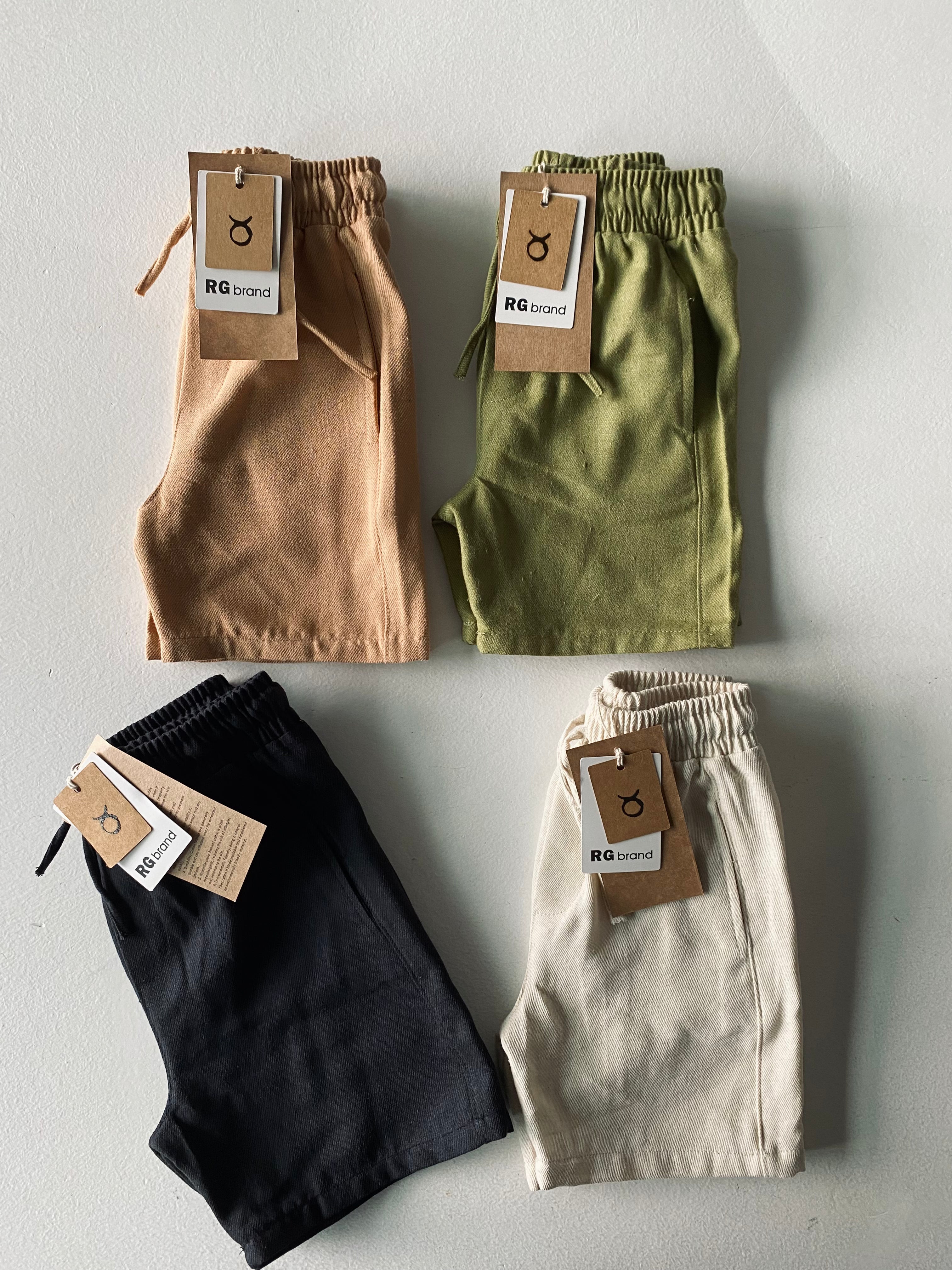 Organic Cotton Kids' Shorts for Boys & Girls Ages 3-9 - Breathable Summer Playwear for Beach, Park & Outdoor Activities