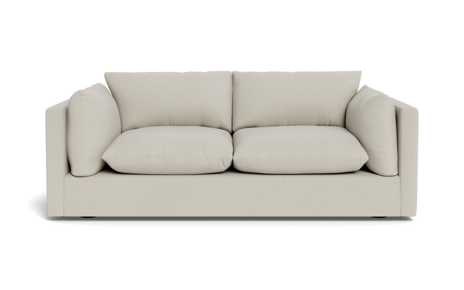 Soco 79 Loveseat Sofa for Small Spaces - Modern 2-Seater Couch with Tufted Back and Sturdy Wooden Legs - Perfect for Apartments, Living Rooms, and Cozy Home Decor