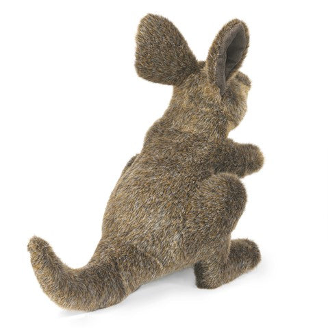 Folkmanis Small Kangaroo Hand Puppet - Realistic Animal Toy for Kids, Storytelling & Educational Play - Perfect for Classroom, Birthday Gifts & Imaginative Playtime