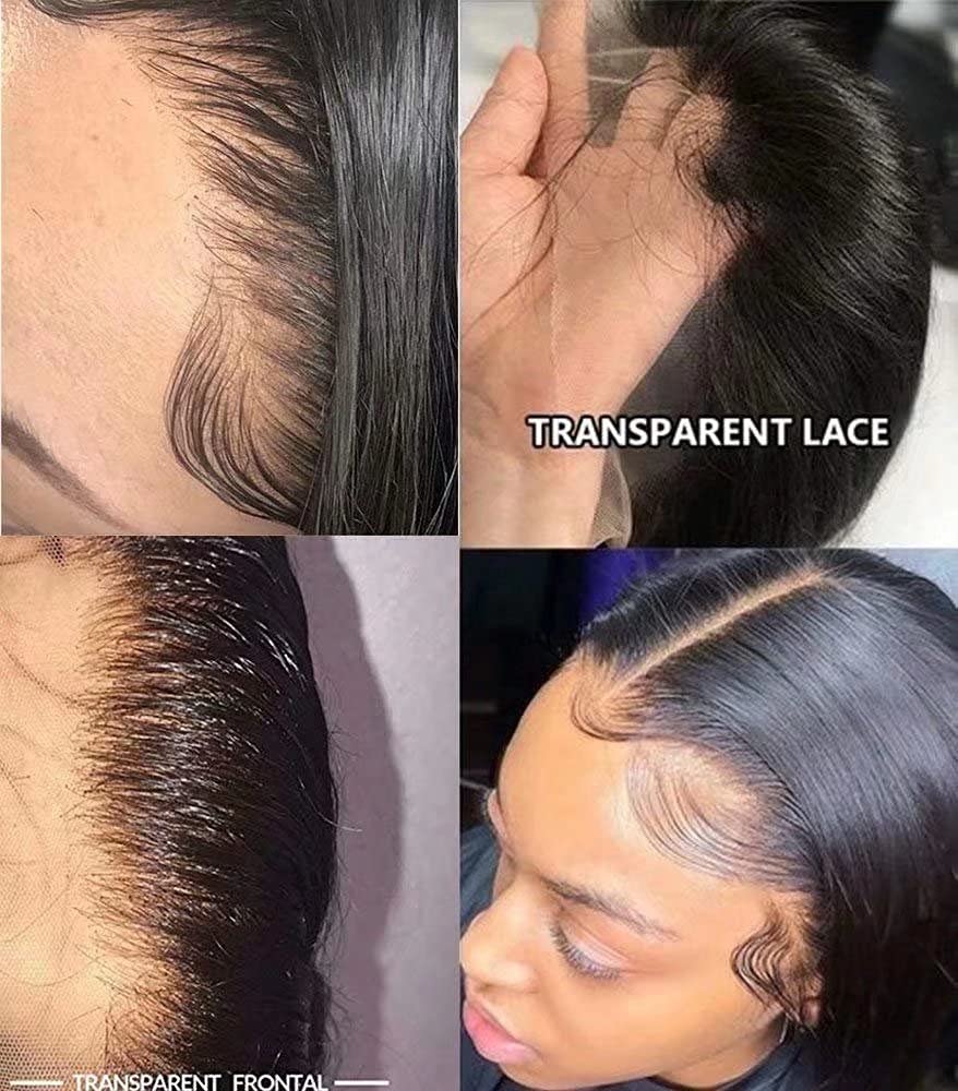 13x6 HD Transparent Lace Front Human Hair Wig - Brazilian Remy Hair with Bleached Knots, 150% Density, Pre-Plucked, Short Wavy Bob Style for Black Women | Perfect for Daily Wear, Parties & Special Occasions
