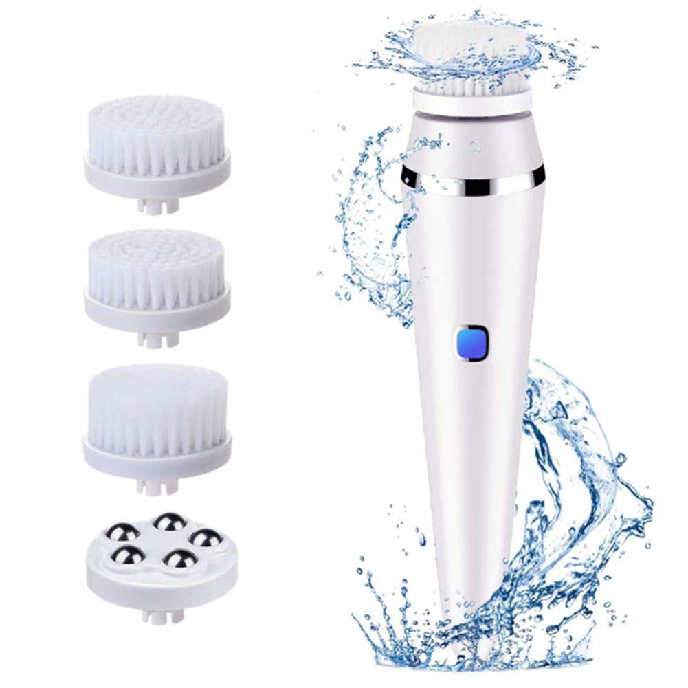 USB Rechargeable Blackhead Remover & Pore Vacuum Cleaner - 5 Replaceable Tips for Deep Facial Cleansing, Acne Treatment & Blackhead Removal | Perfect for Daily Skincare Routine & Spa Facial Treatments