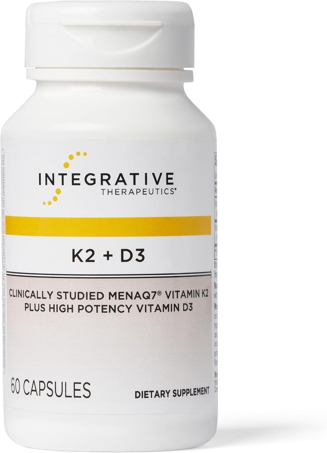 Integrative Therapeutics Vitamin K2 + D3 Supplement - Supports Bone & Heart Health - Ideal for Daily Wellness & Immune Support