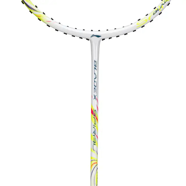 Li Ning BladeX Spiral Neon Yellow Badminton Racket - Prestrung Professional Racquet for Advanced Players | Perfect for Tournaments & Training | Made in China