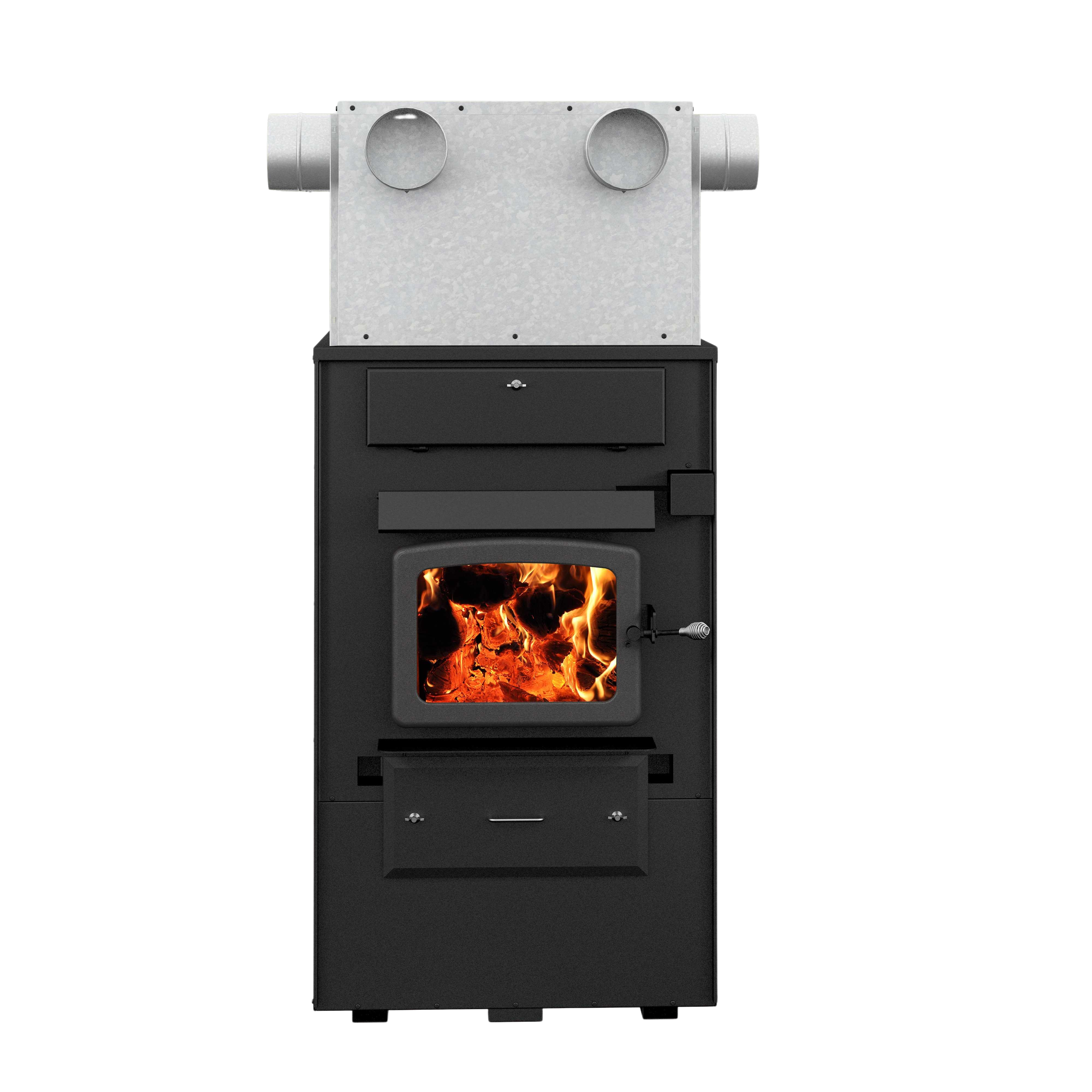 Drolet DF03000 Heatpro CSA Certified 3,500 Sq. Ft. Wood Burning Furnace - Efficient Home Heating for Large Spaces (Ideal for Cabins, Workshops & Rural Homes)