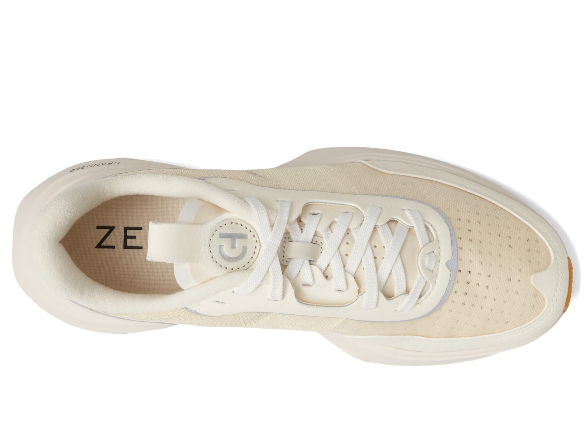Cole Haan Zero Grand Outpace Runner Women's Sneakers - White Size 40 EU | Lightweight Comfortable Walking Shoes for Work, Travel & Everyday Wear