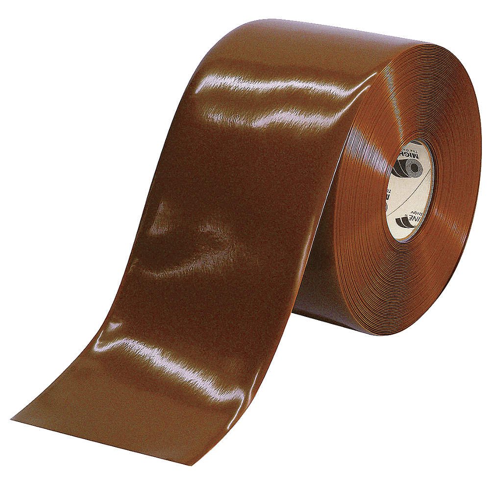 Mighty Line 6RBRN Industrial Floor Tape - 6