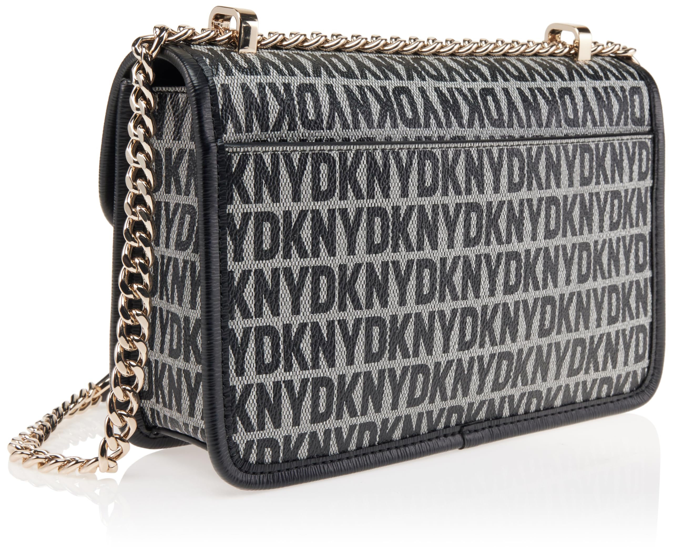 DKNY Elissa Small Shoulder Bag Legacy - Stylish Leather Crossbody Purse for Women | Perfect for Work, Travel & Everyday Use