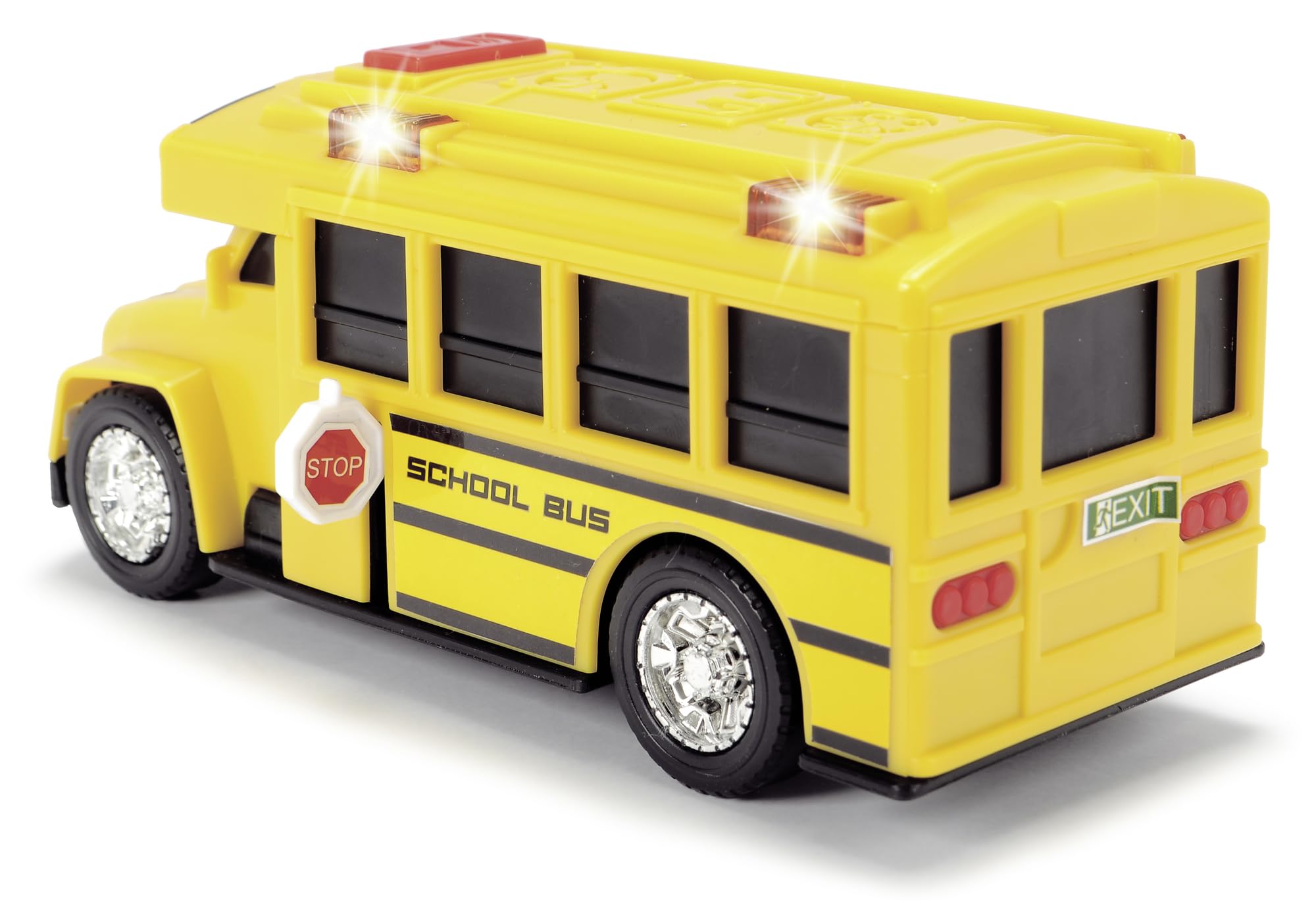 Dickie Toys Hong Kong Ltd - Action School Bus Toy for Kids, Realistic Play Vehicle with Lights & Sounds - Perfect for Pretend Play, School Role-Playing & Collectible Display