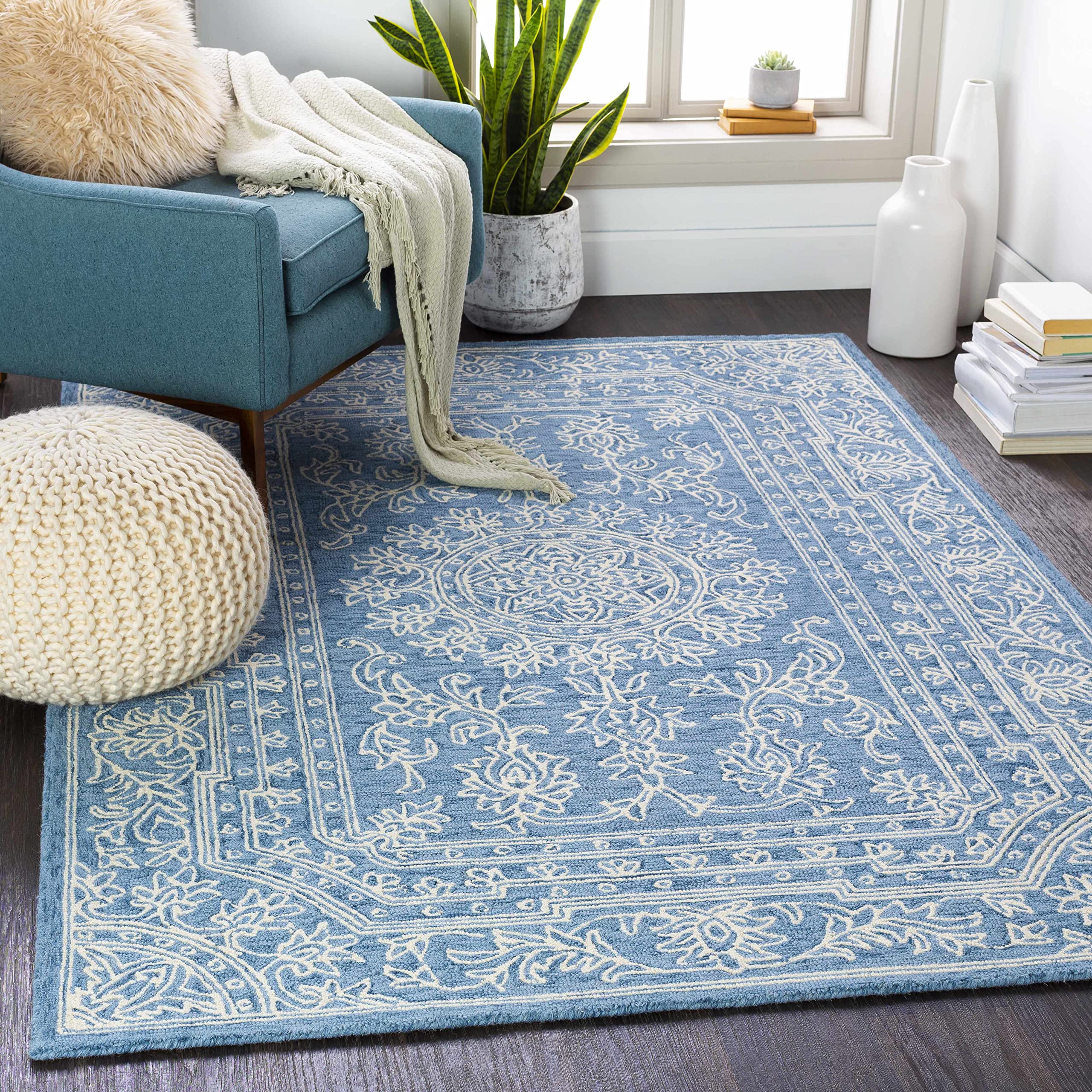 Geddes 6' x 9' Area Rug - Soft Non-Slip Living Room Carpet for Bedroom, Dorm & Home Decor | Modern Floor Mat for Comfort & Style