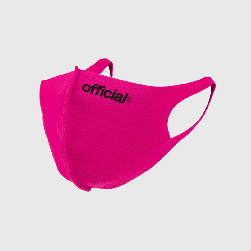 Official Pink Face Mask - 3-Ply Disposable Protective Mask with Comfortable Ear Loops - Ideal for Daily Use, Travel, and Public Safety