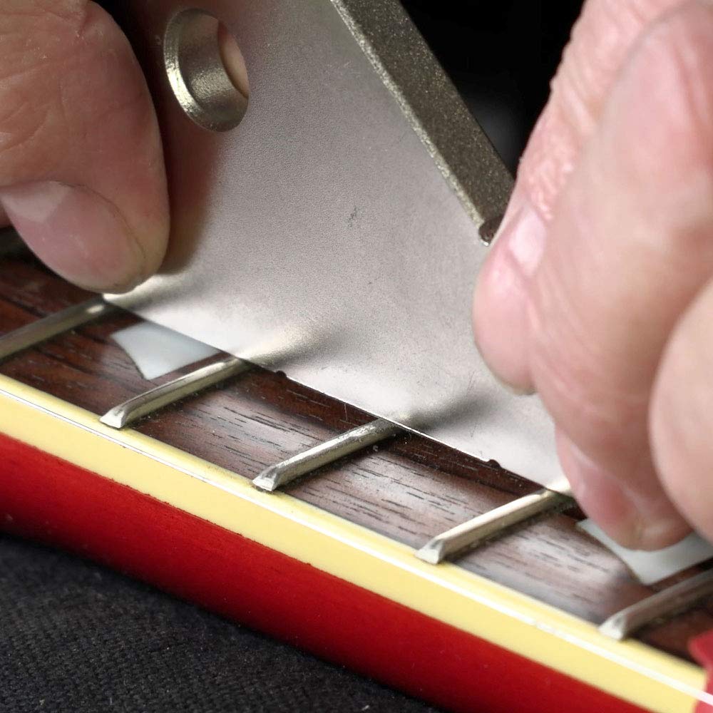 StewMac Fret Kisser Professional Guitar Fret Leveling Tool for Perfect Fretwork - Ideal for Luthiers & Guitar Repair