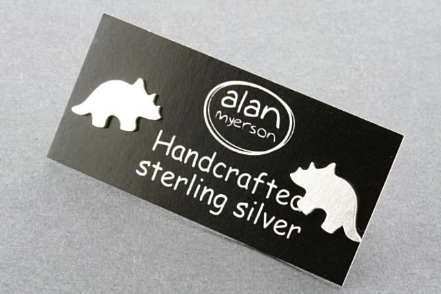 Dinosaur Stud Earrings 925 Sterling Silver - Perfect for Casual Wear, Parties & Gifts
