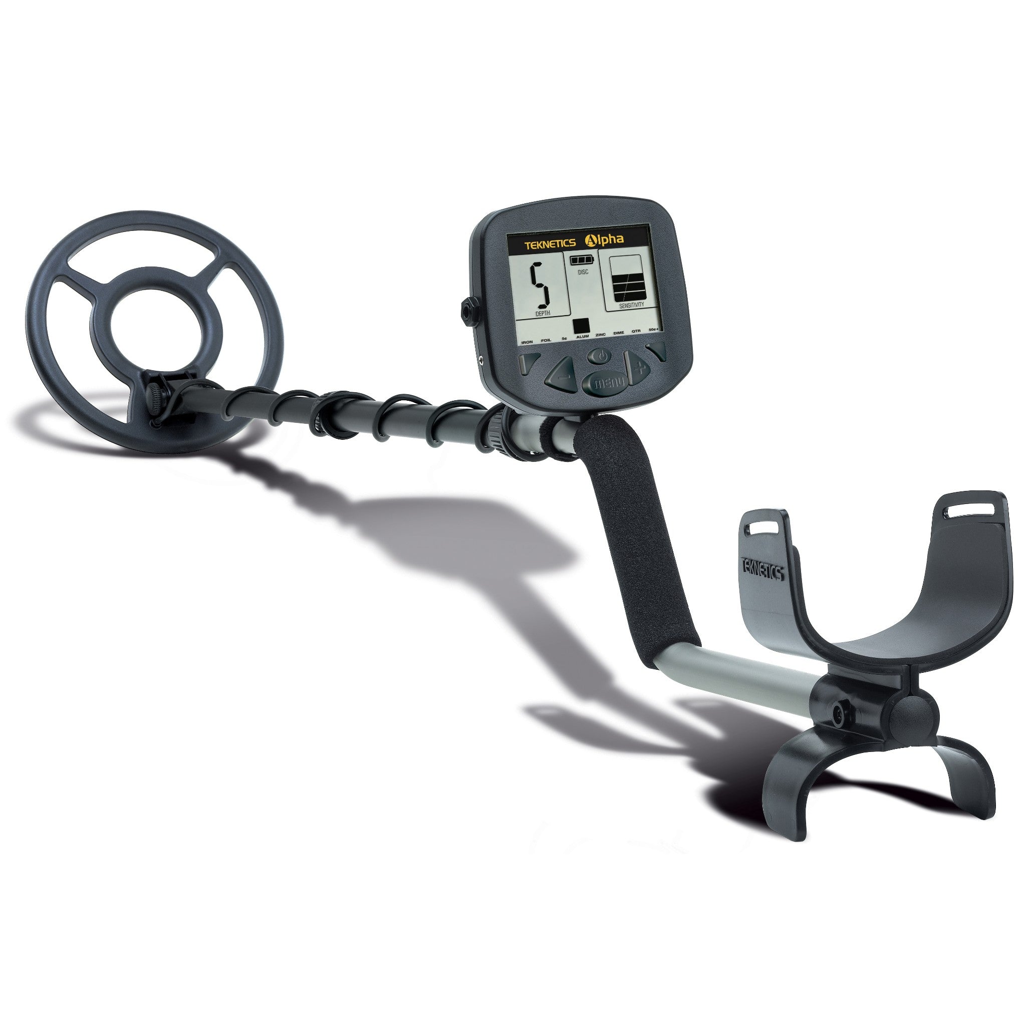 Teknetics Alpha 2000 Metal Detector - Professional Gold & Coin Detector with LCD Display & Adjustable Sensitivity | Perfect for Beach Hunting, Treasure Hunting & Outdoor Adventures (Open Box)