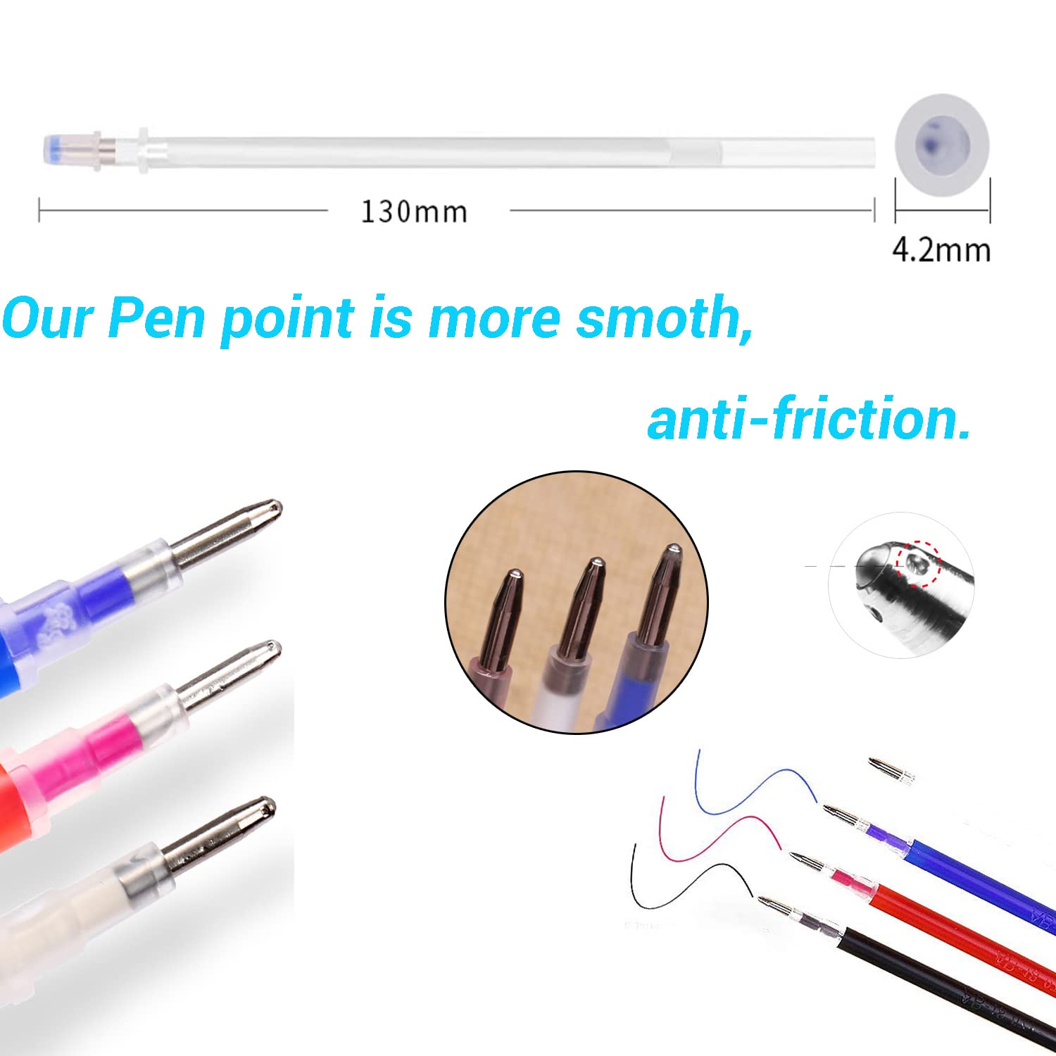 Heat Erasable Fabric Marking Pens - 20 Refills Included for Tailoring, Sewing, Quilting & Dressmaking - White Heat Disappearing Ink Pens for Fabric - Perfect for DIY Crafts, Costume Design & Fabric Projects