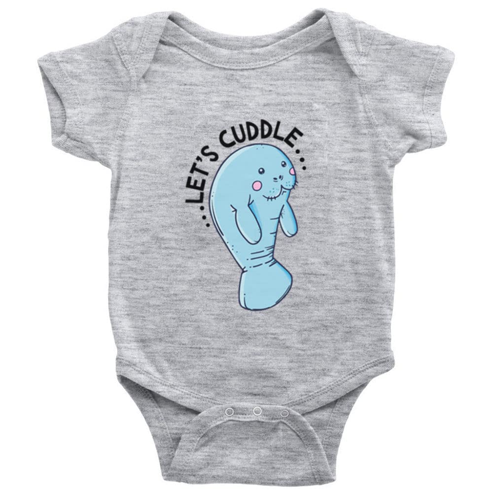 Funny Manatee Baby Crawl Suit - Long Sleeve Unisex Infant Romper Bodysuit for Boys & Girls | Perfect for Playtime, Photo Shoots & Cuddling