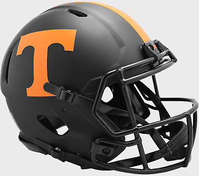 Tennessee Volunteers Speed Replica Football Helmet - Dark Mode Black - Perfect for Game Day, Collectibles, and Sports Decor