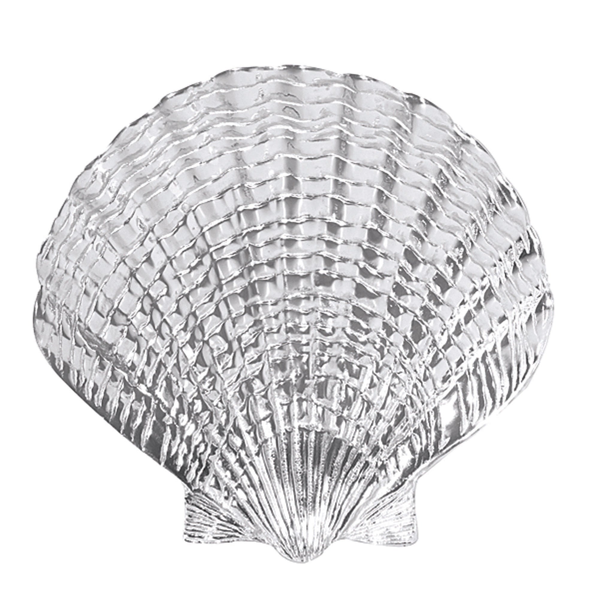 Elegant Small Scallop Shell Platter - Perfect for Serving Appetizers, Sushi, or Desserts | Beach-Themed Dinnerware for Parties & Home Decor