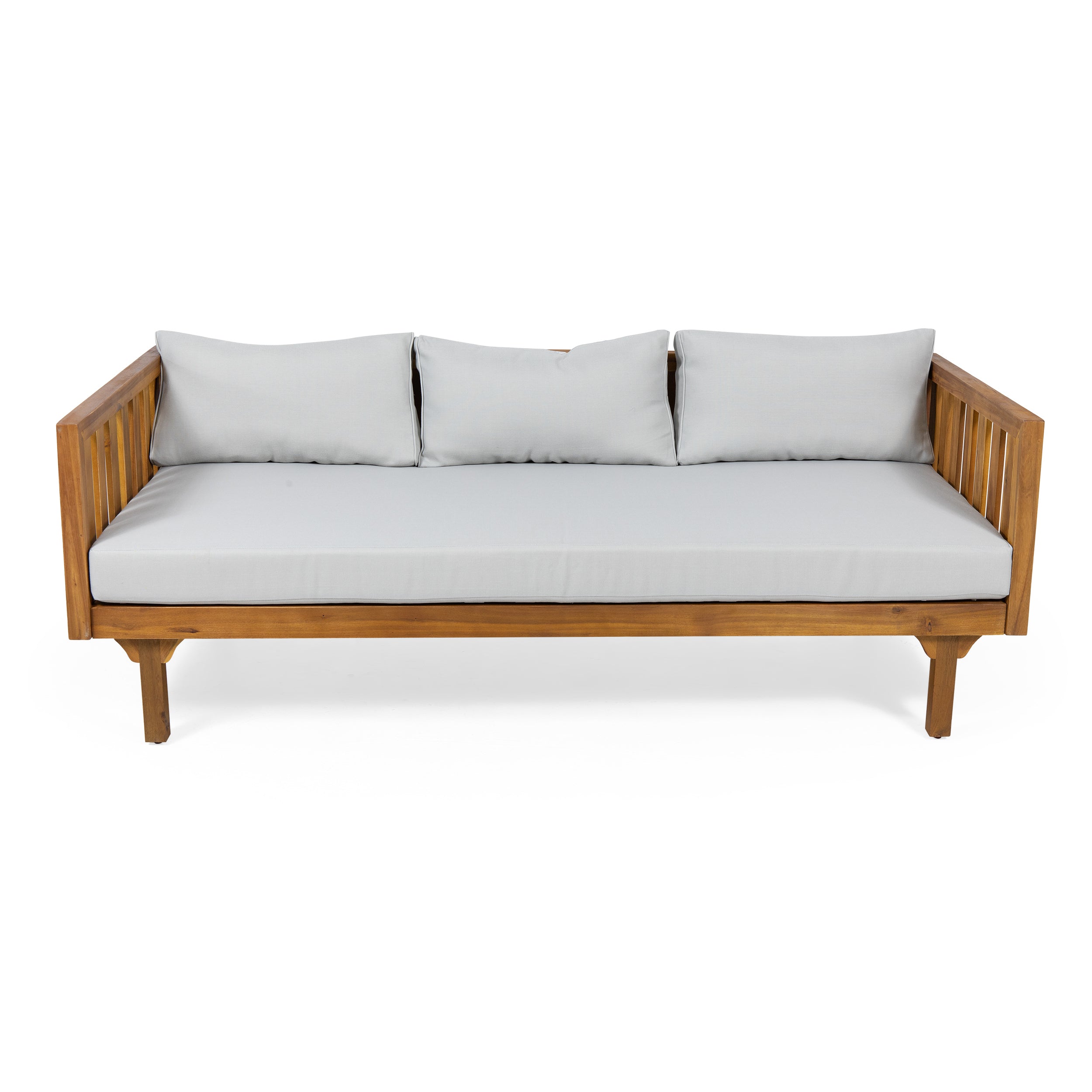 CLAREMONT 3-Seater Daybed - Modern Sofa Bed for Living Room, Guest Room & Patio - Comfortable Convertible Lounge Furniture for Small Spaces