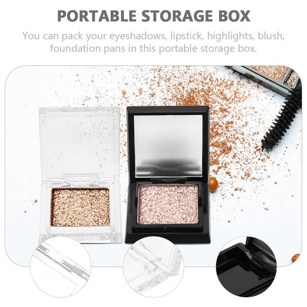 8pcs Glitter Lipstick Palette - Empty Eyeshadow Case for Makeup Storage & Travel