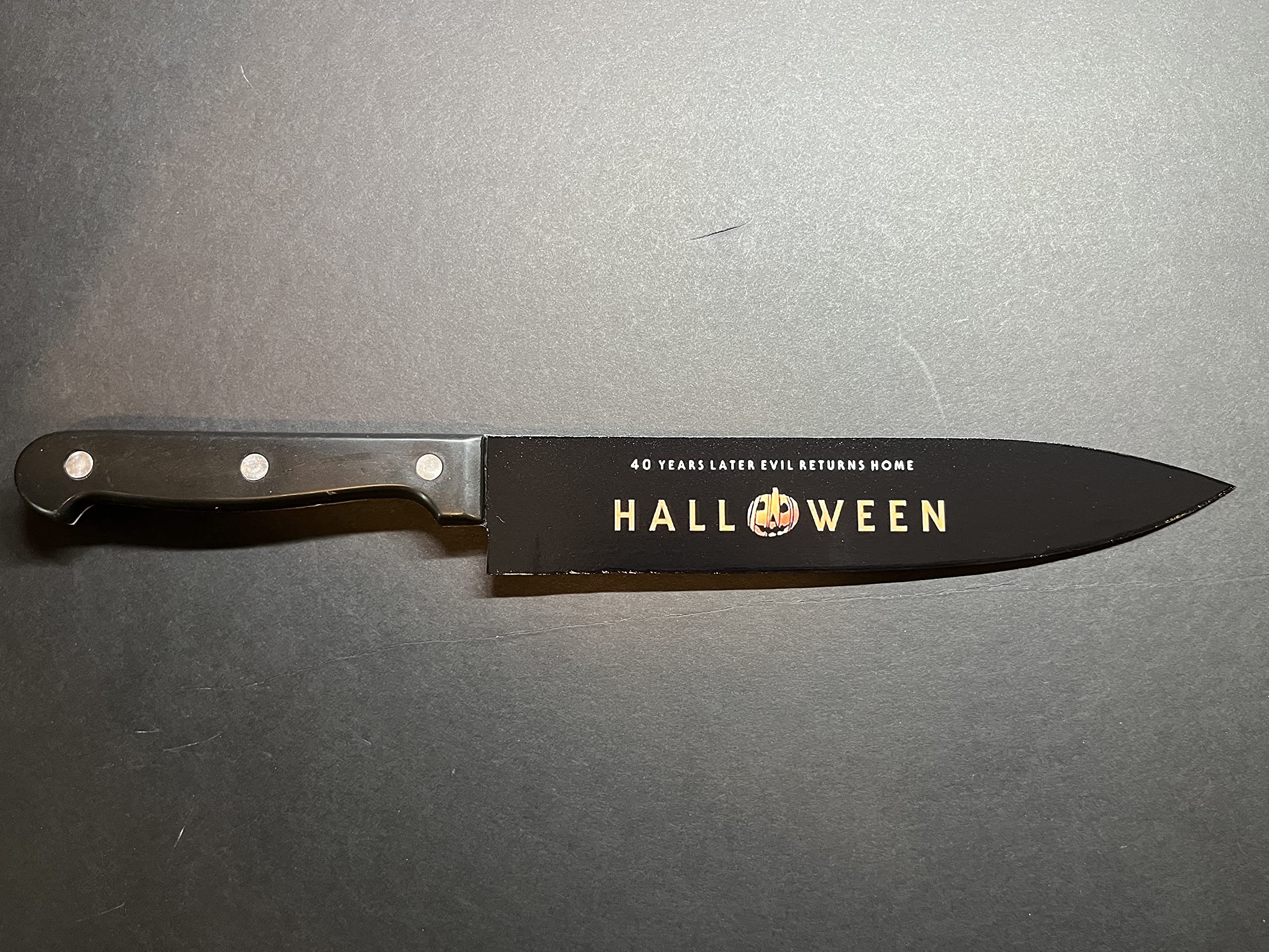 2018 Michael Halloween Kitchen Knife - Premium Stainless Steel Chef Knife for Cooking, Slicing & Carving - Perfect for Halloween Parties, Pumpkin Carving & Horror Cosplay