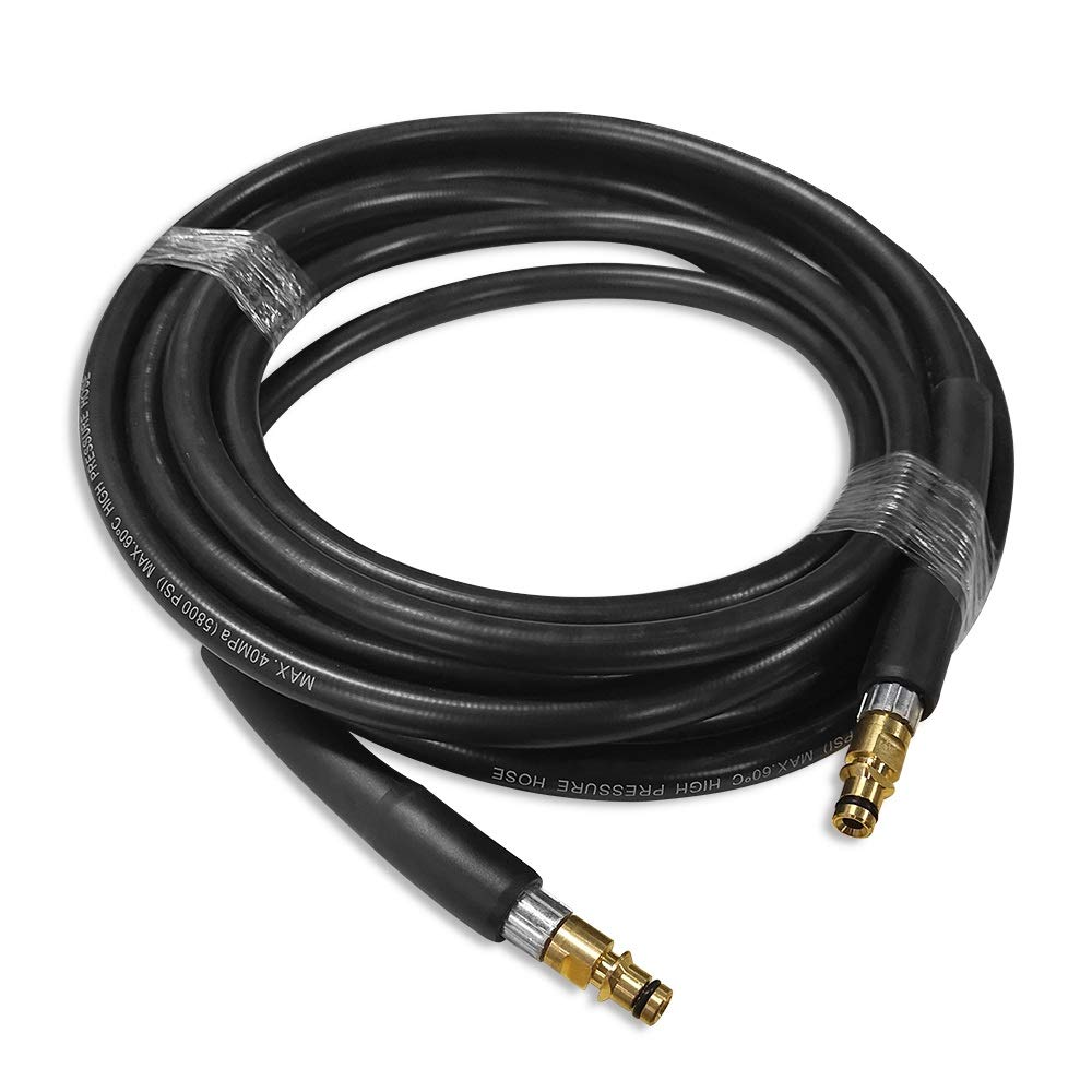 High Pressure Washer Hose 6/10 Meters - Heavy Duty Vacuum Hose for Car Washing, Pool Cleaning & Pressure Washer Extension | Durable Water Hose Pipe for Outdoor Cleaning, Home & Garden Use