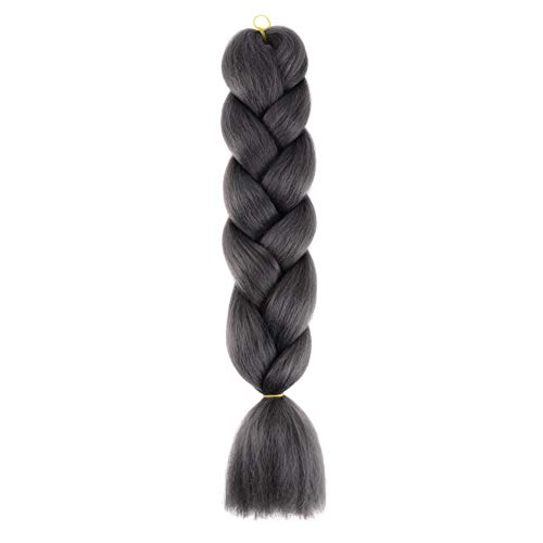 Anniston Solid Color Synthetic Hair Extensions & Crochet Braiding Ponytail - African Braids, Scrunchies, Updo Bun Hair Accessories for Women (Color #38) - Perfect for Daily Styling, Parties & Special Occasions