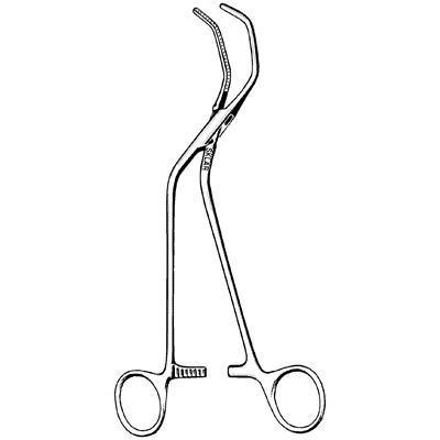 Diethrich Aorta Clamp 8 1/4