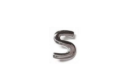 Small S Badge - Premium Metal Enamel Pin for Backpacks, Jackets & Hats - Vintage Style Collectible Accessory for Fashion & Gifts