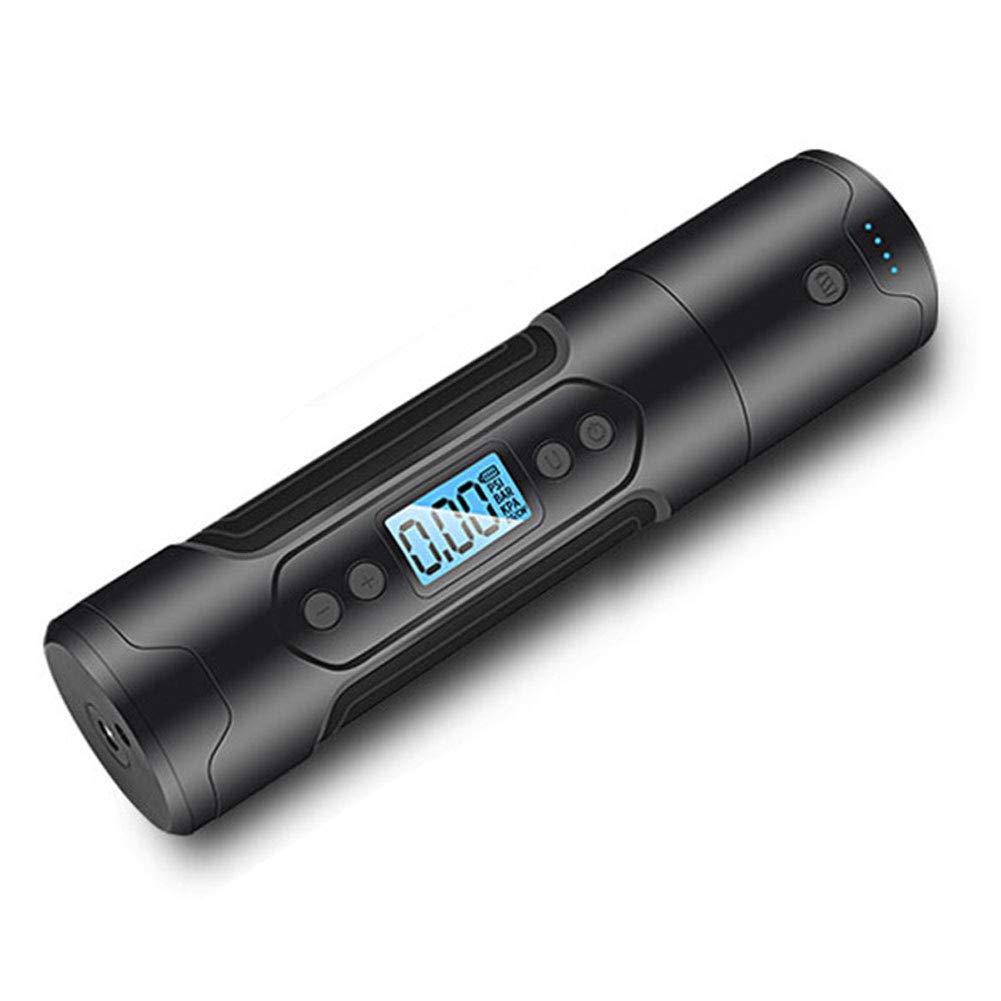 Portable Air Compressor - 150PSI Mini Handheld Inflator Pump with LCD Display & LED Light for Tires, Bikes, Sports Balls, Inflatables - Car, Home, Camping Use