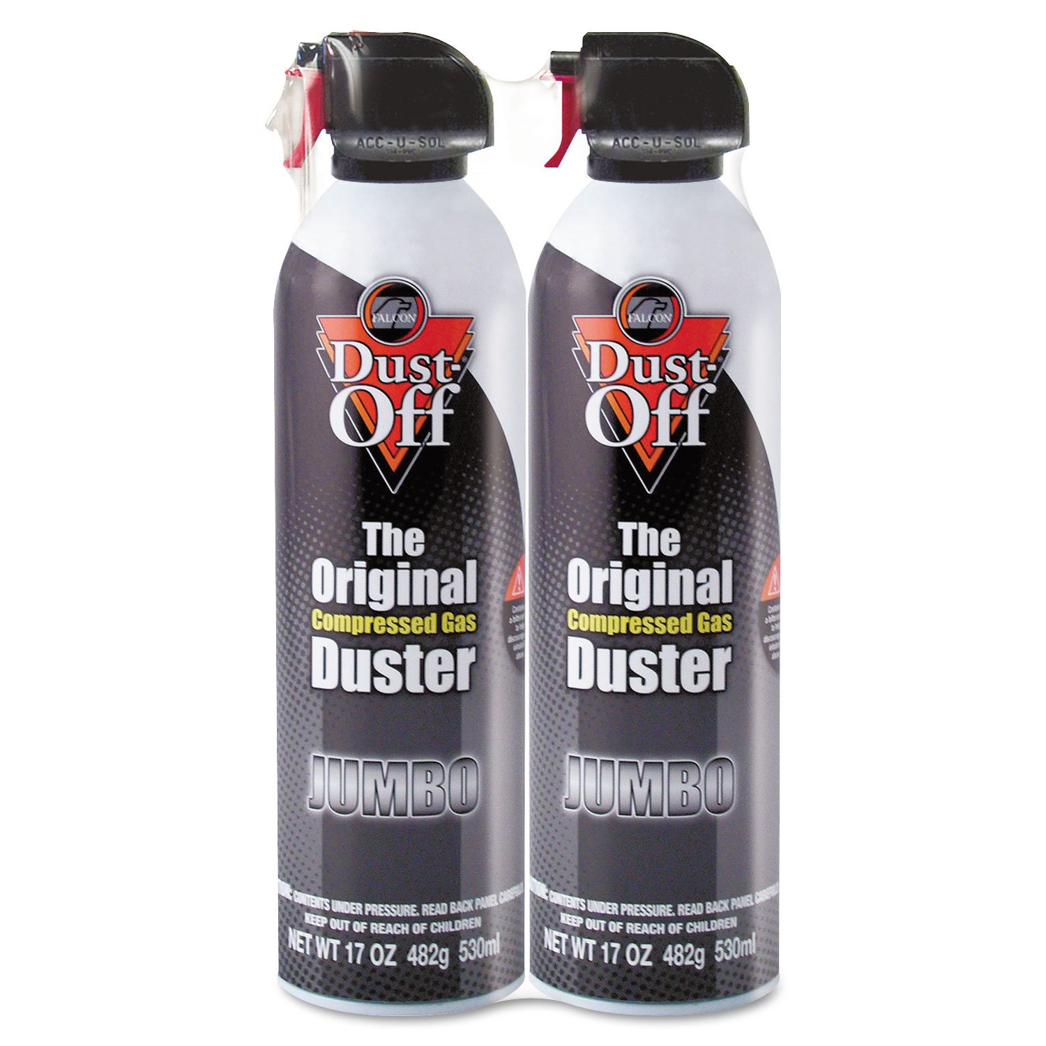 FALDPSJMB2 - High-Power Disposable Compressed Air Duster for Electronics Cleaning | Safe for PC, Keyboard, Camera Lens & Office Equipment