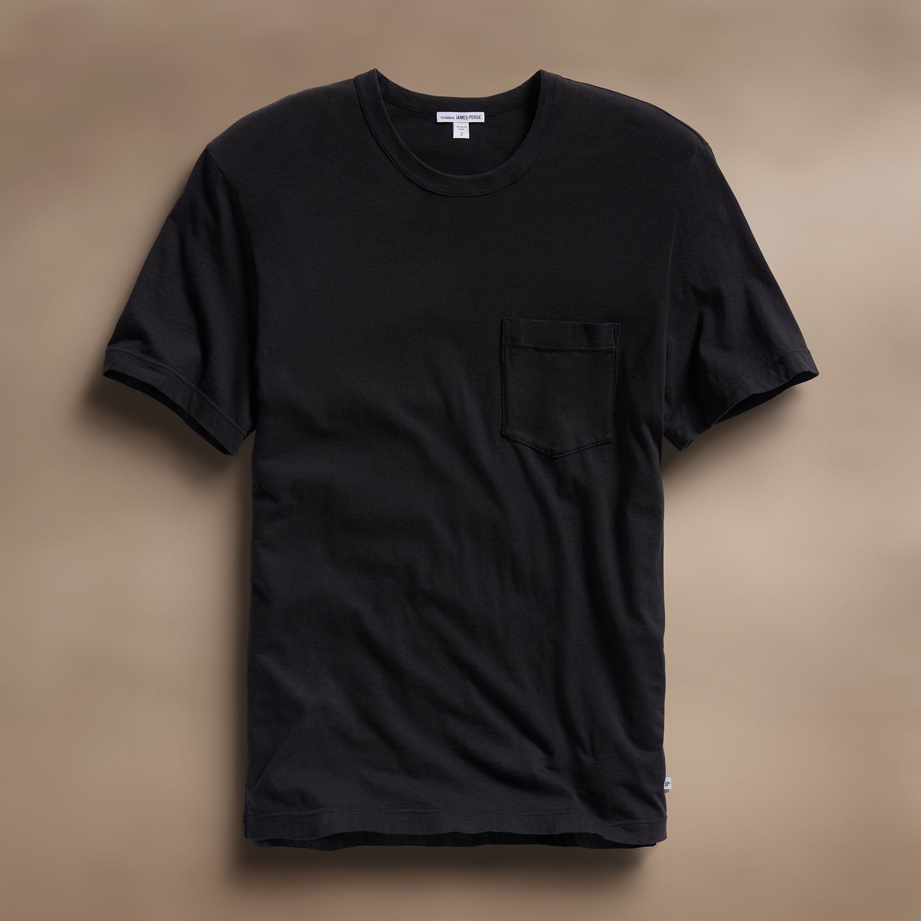 Lightweight Jersey Pocket T-Shirt for Men - Soft Breathable Cotton Tee - Comfortable Casual Wear - Perfect for Gym, Work & Everyday Use - Black