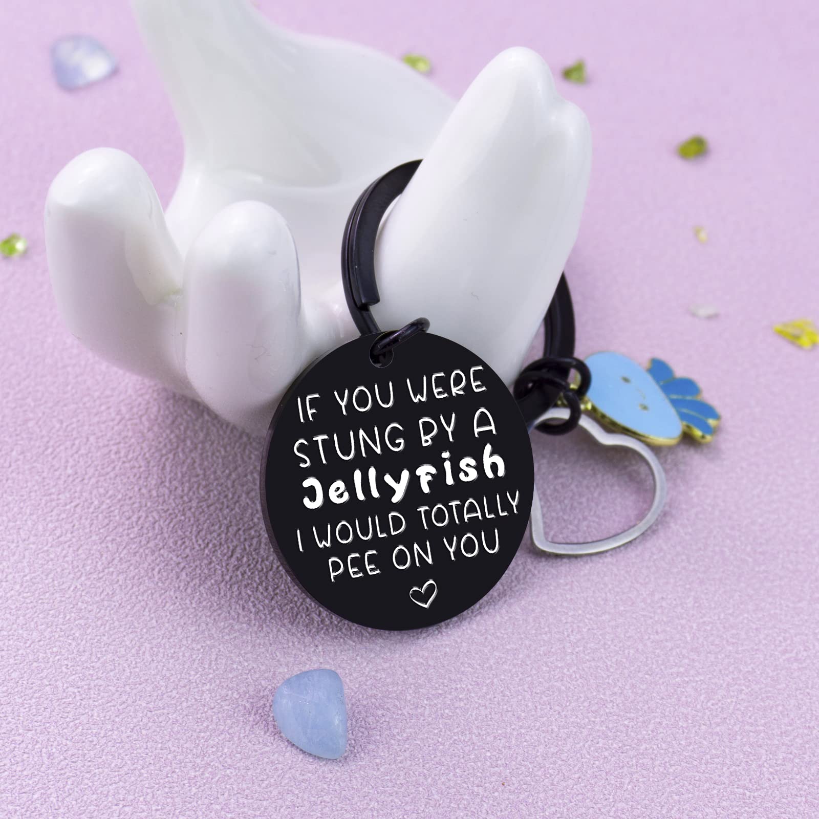 Funny Best Friend Keychain - Unique Friendship Gifts for Teens, Women & Men - Perfect for Birthdays, Anniversaries & Everyday Carry