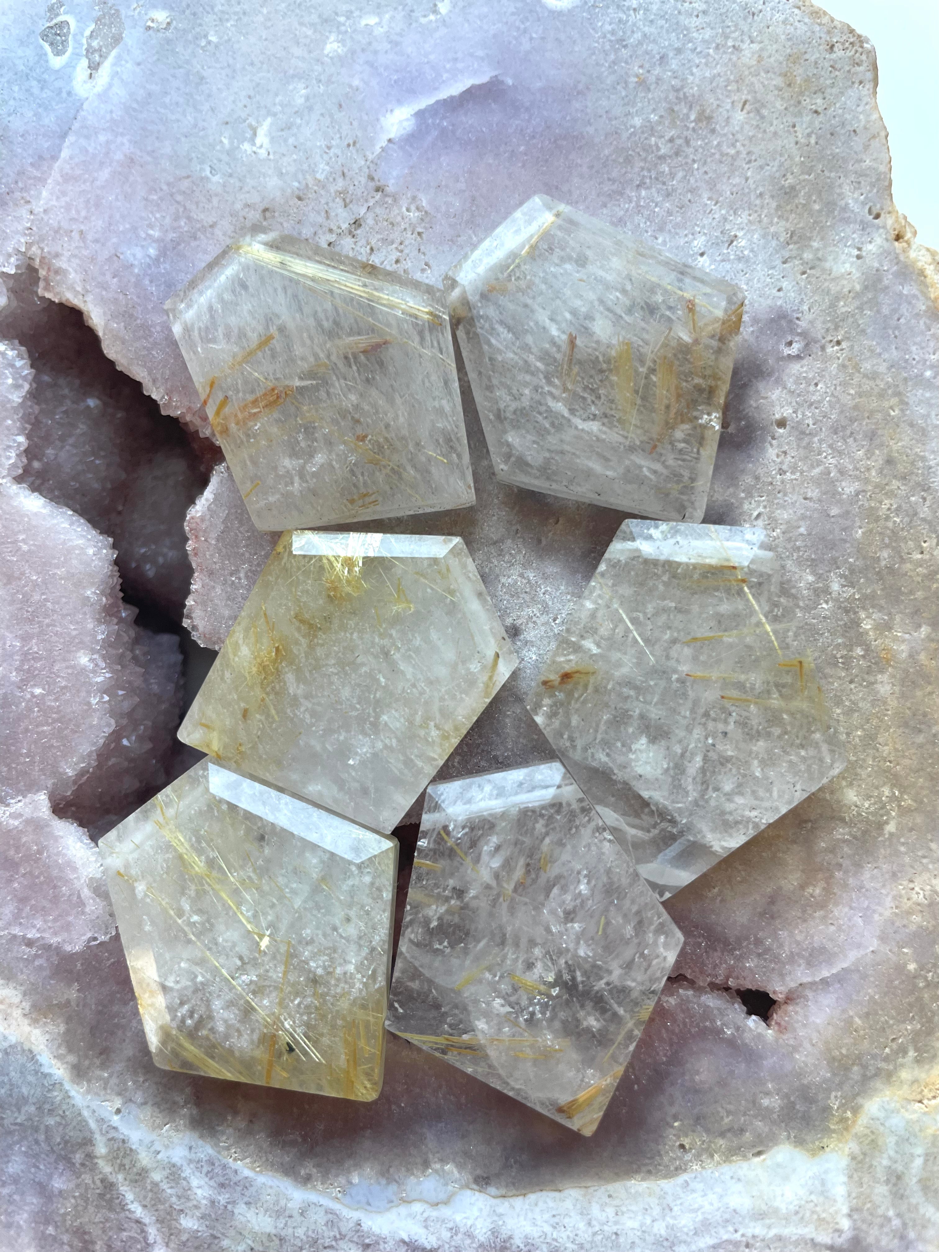 Golden Rutilated Quartz Necklace - Golden Healer Crystal Pendant for Women, Spiritual Healing Jewelry, Chakra Balancing Gift for Meditation & Energy Work