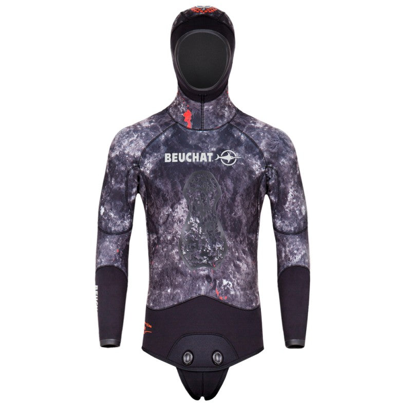 Beuchat Trigoblack 5mm Neoprene Wetsuit Jacket for Scuba Diving, Spearfishing & Water Sports - Men's & Women's Thermal Protection