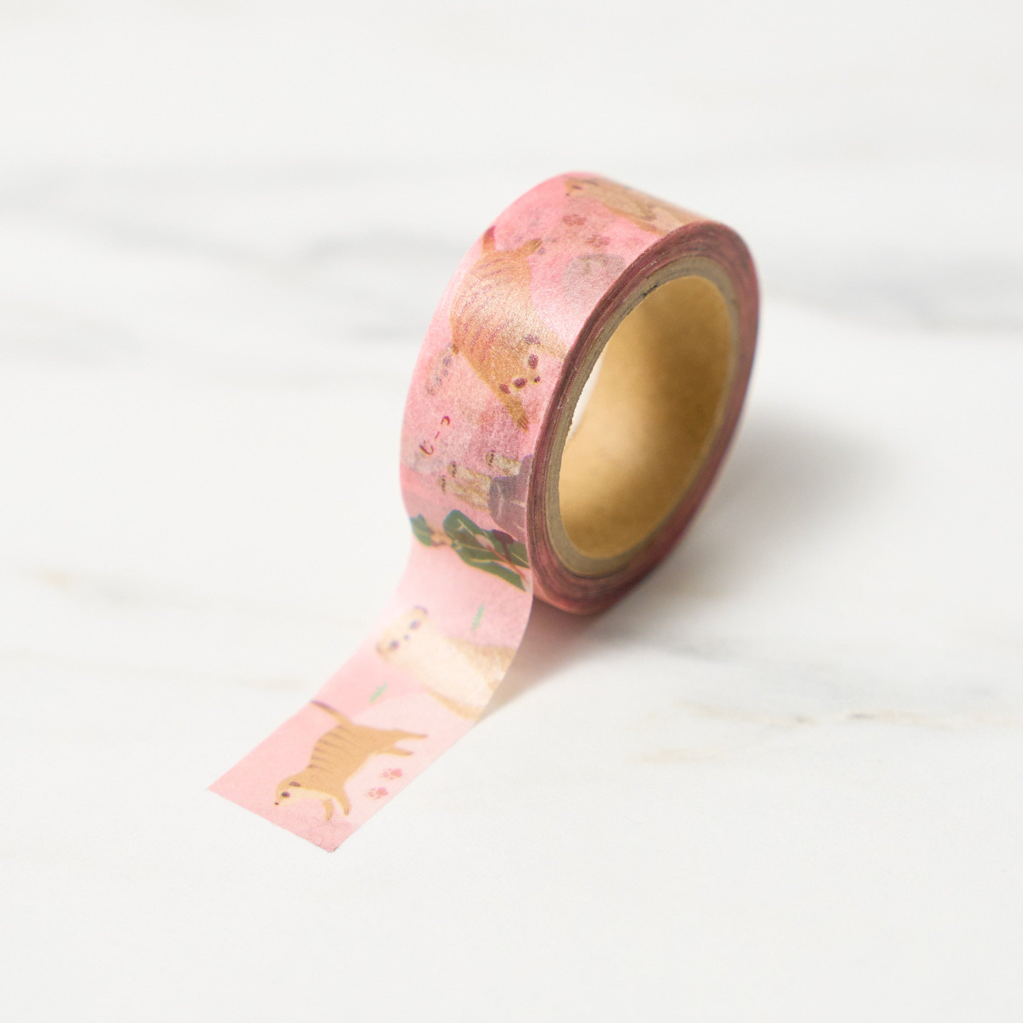 Zoom in Animal Masking Tape - Fun & Colorful Washi Tape for Scrapbooking, DIY Crafts, Journaling & School Projects - Perfect for Kids, Artists & Craft Lovers