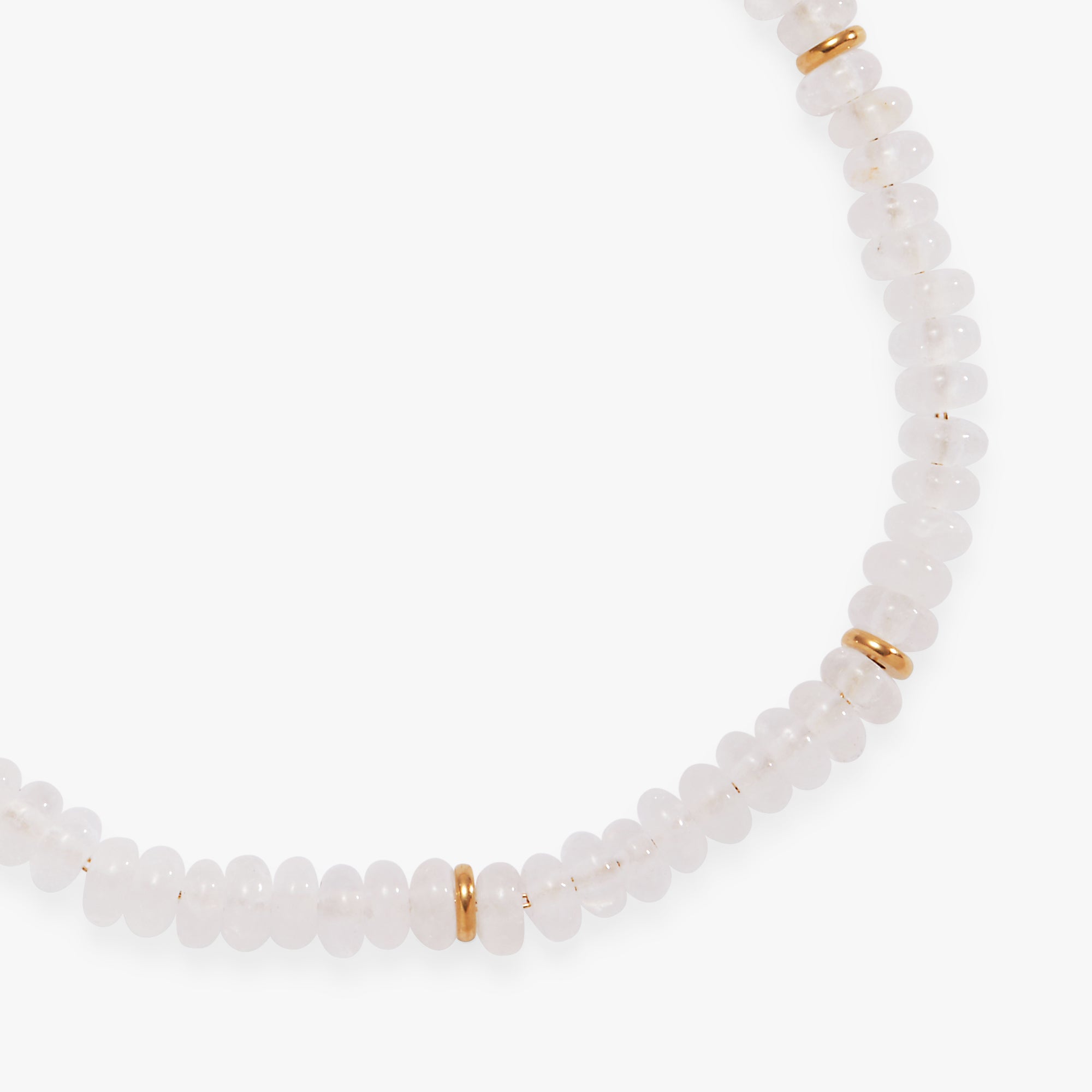 Natural Clear Quartz Beaded Anklet - Healing Crystal Ankle Bracelet for Women, Yoga, Meditation & Positive Energy - Boho Chic Jewelry for Spiritual Wellness