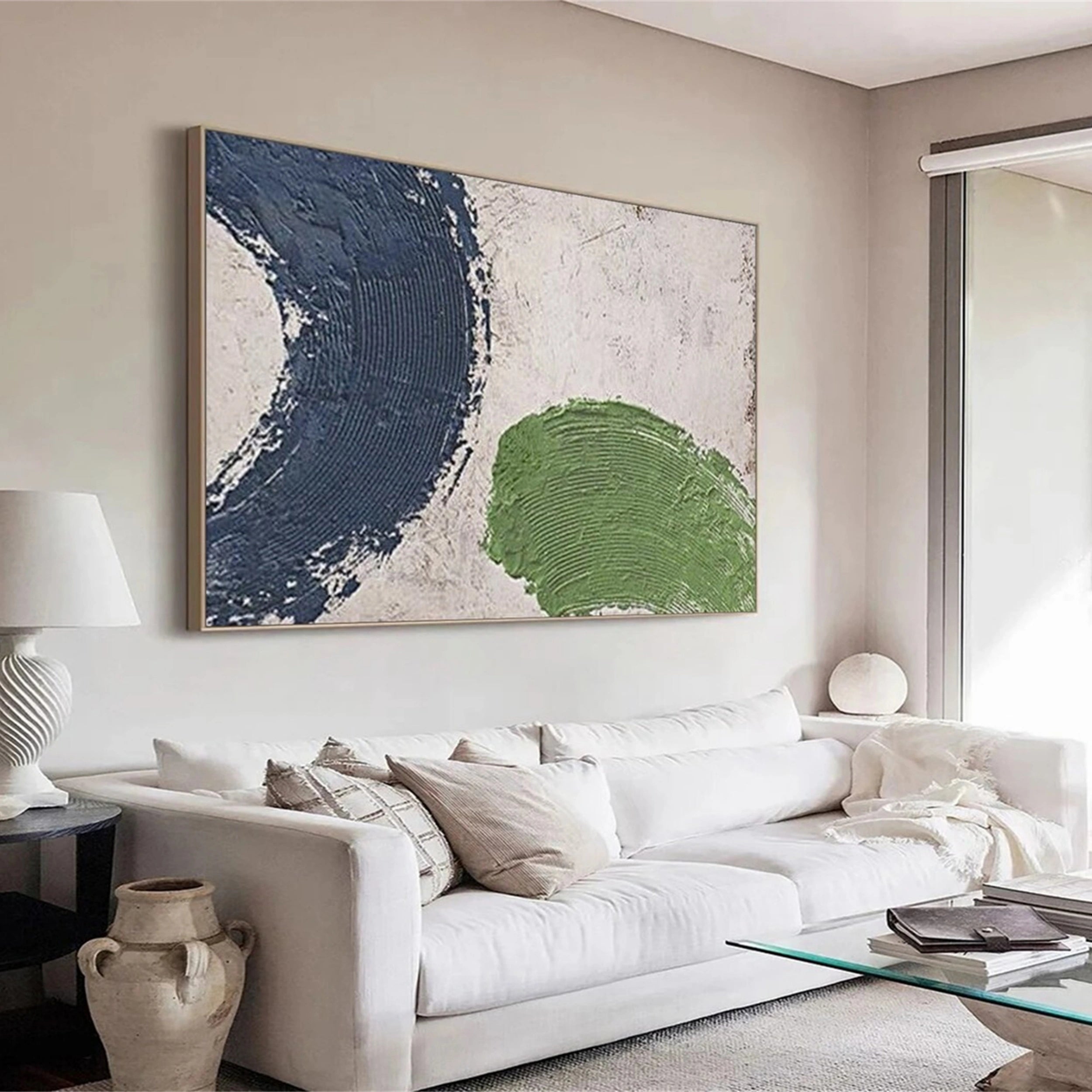 Abstract Tranquility Wall Art Print #WS114 - Modern Home Decor for Living Room, Bedroom & Office