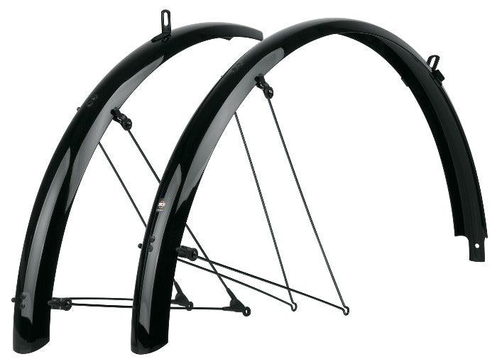 Bluemels Premium Bicycle Fender Set - Universal Fit for 700c/650B Wheels - Durable Mudguards for Road & Hybrid Bikes - Perfect for Commuting & Wet Weather Riding