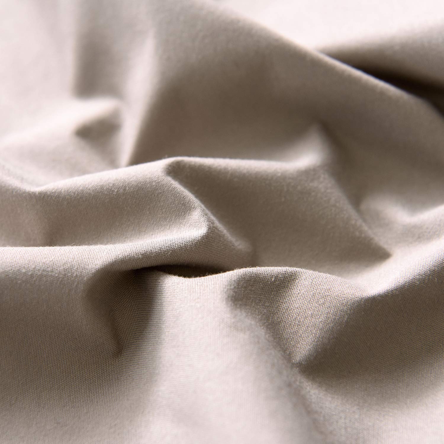 Waterproof Fitted Sheet Full Size - Gray Deep Pocket Brushed Microfiber Mattress Protector (54